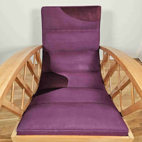 Image 1 of Paar vintage fauteuils met geborduurde Canovas stof van Lesage, 1950