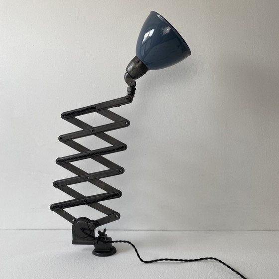 Image 1 of Antieke "Siemens" industriële accordeonlamp