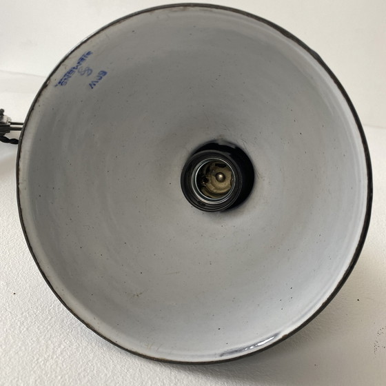 Image 1 of Antieke "Siemens" industriële accordeonlamp