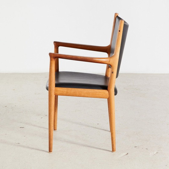 Image 1 of Vintage teakhouten fauteuil van Johannes Hansen 1960