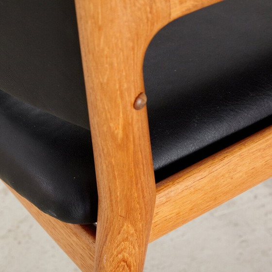 Image 1 of Vintage teakhouten fauteuil van Johannes Hansen 1960