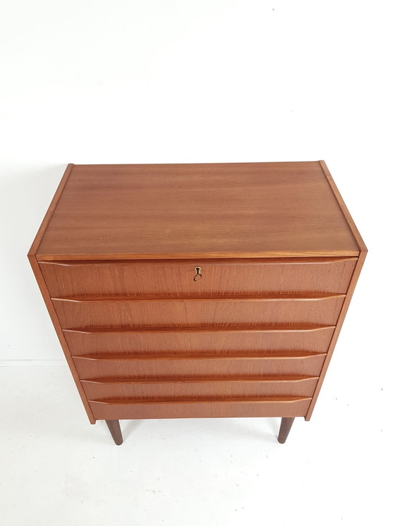 Image 1 of Vintage Deense ladekast | chest of drawers 