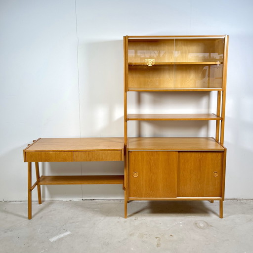 Set Van Vintage Wandkast Met Bureau • Frantisek Jirák