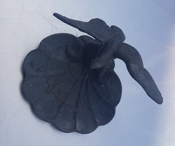 Image 1 of Sleutel- en visitekaartplateau met adelaar