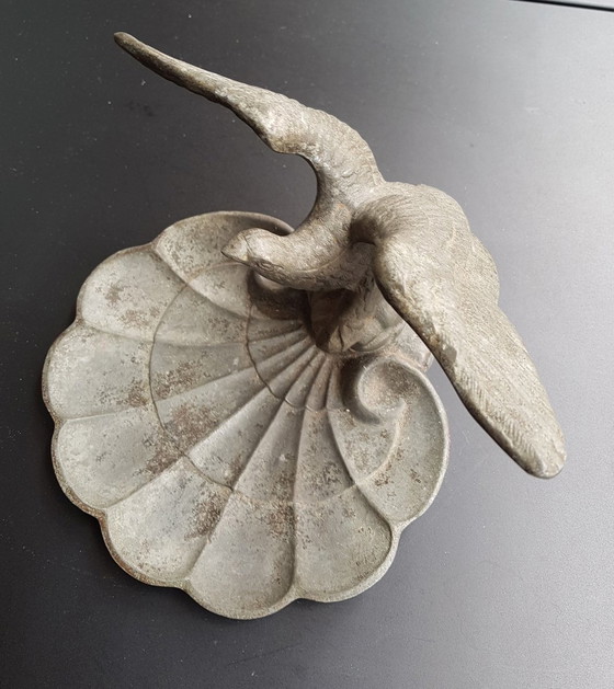 Image 1 of Sleutel- en visitekaartplateau met adelaar