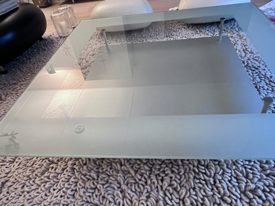 Image 1 of Ligne Roset tafel glazen salon