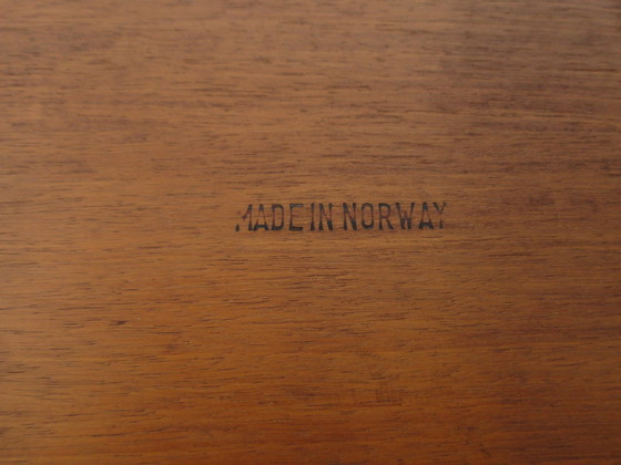 Image 1 of Zeldzame minimalistische tafel ontworpen door Kurt S Rungsøe voor Tynes Møbelfabrikk, Noorwegen 1960.