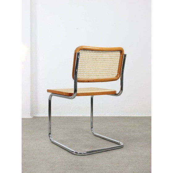 Image 1 of Vintage B32 Cesca stoelen van Marcel Breuer, 1980