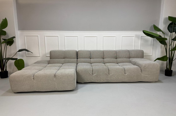 Image 1 of B&B Italia Tufty Time Designer Sofa Stof Grijs