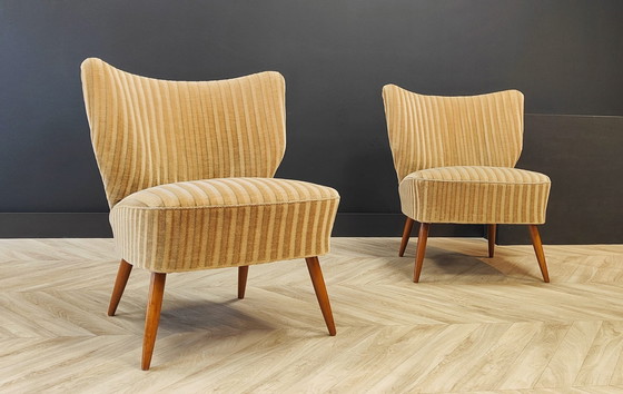 Image 1 of Twee Mid Century cocktailstoelen | Vintage - set 2 stoelen