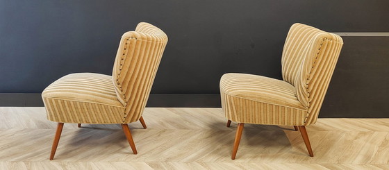 Image 1 of Twee Mid Century cocktailstoelen | Vintage - set 2 stoelen