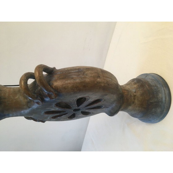 Image 1 of Vintage keramische lamp door Françoise Chedeville, Frankrijk 1970