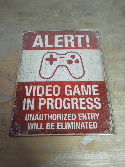 Metalen  Reclame Bord 