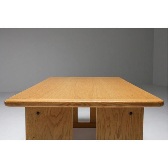 Image 1 of Vintage grenenhouten salontafel door Afra en Tobia Scarpa voor Maxalto, Italië 1970