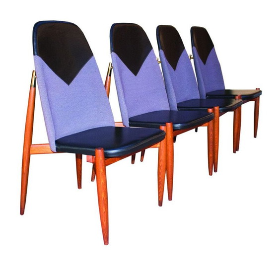 Image 1 of Set van 4 vintage stoelen van Miroslav Navratil, 1960