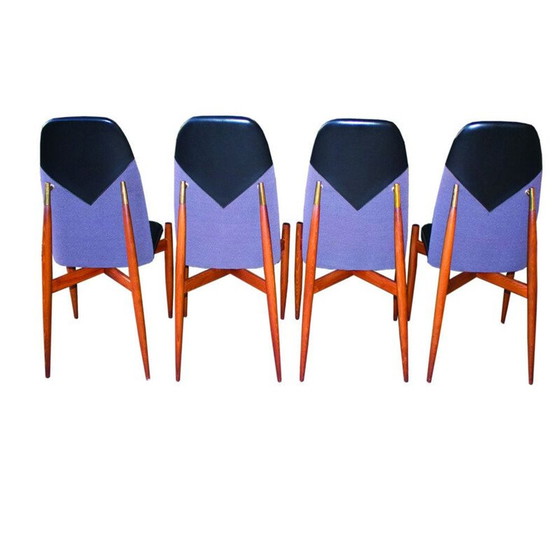 Image 1 of Set van 4 vintage stoelen van Miroslav Navratil, 1960