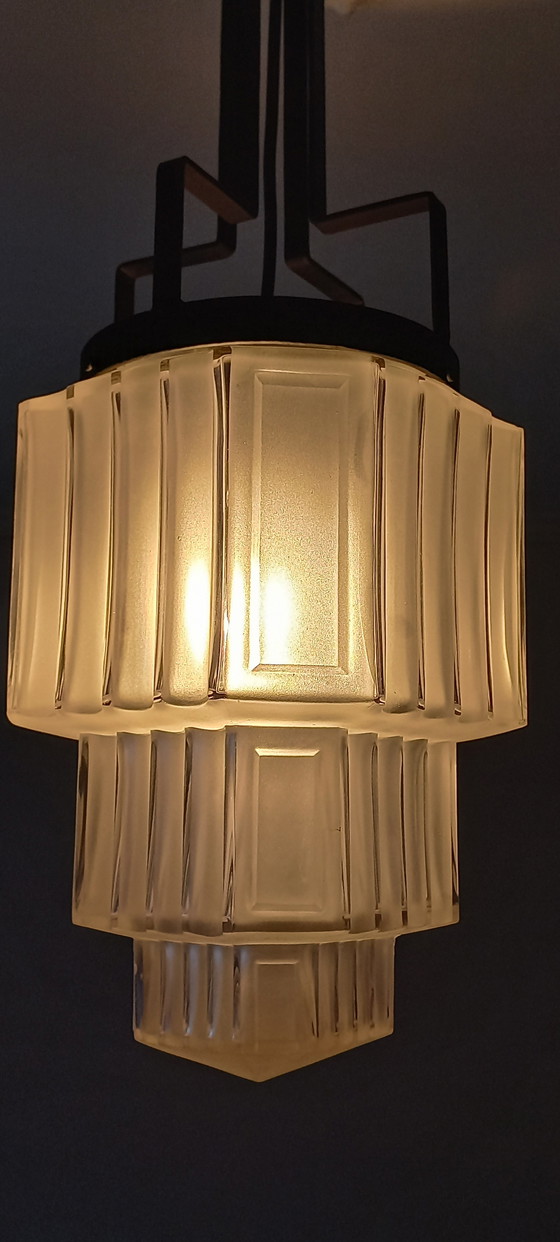 Image 1 of Art Deco skyscraper lamp