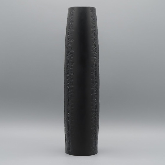 Image 1 of Xxl 38 Cm Vloervaas Martin Freyer Rosenthal Studio-Line Bisque Porcelaine Noire