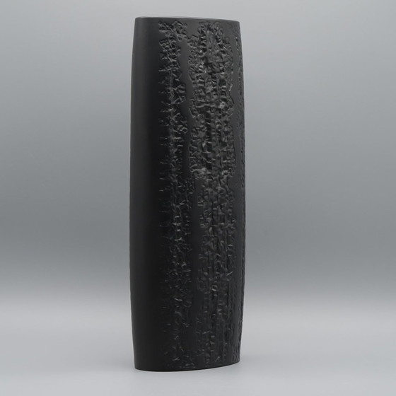 Image 1 of Xxl 38 Cm Vloervaas Martin Freyer Rosenthal Studio-Line Bisque Porcelaine Noire