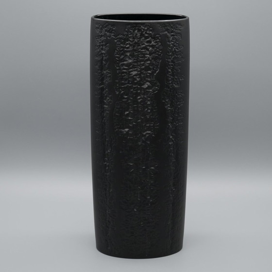 Image 1 of Xxl 38 Cm Vloervaas Martin Freyer Rosenthal Studio-Line Bisque Porcelaine Noire