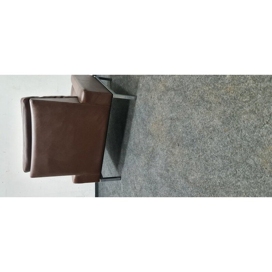 Image 1 of Vintage 800 serie fauteuil in metaal en leer voor Wilkhahn