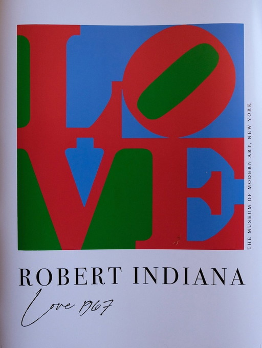 Robert Indiana Love Museum Of Modern Art New York - Poster