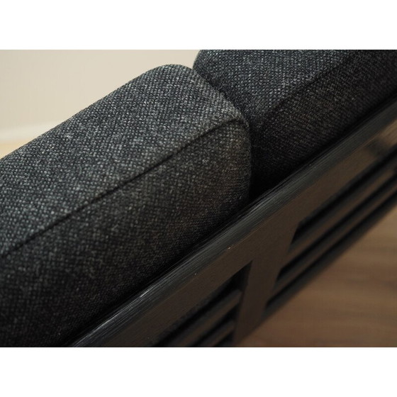 Image 1 of Vintage eiken bank van Hans. J. Wegner voor Getama, jaren 1960