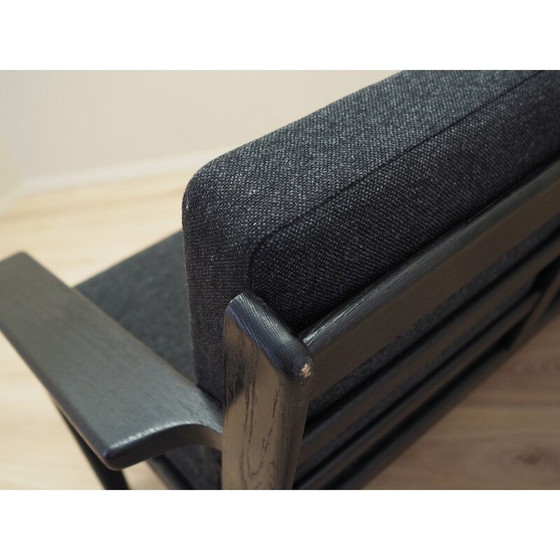 Image 1 of Vintage eiken bank van Hans. J. Wegner voor Getama, jaren 1960