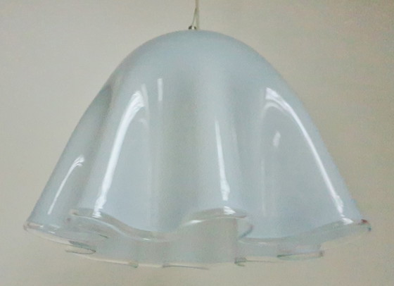 Image 1 of Grote Vintage Murano "Fazzoletto" Hanglampen
