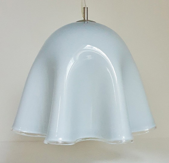 Image 1 of Grote Vintage Murano "Fazzoletto" Hanglampen