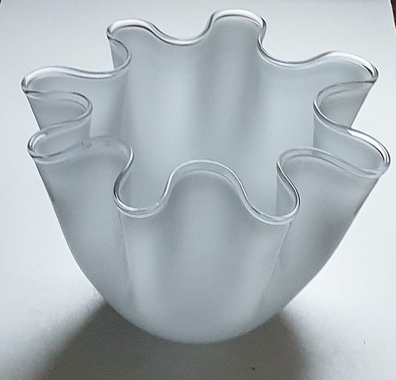 Image 1 of Grote Vintage Murano "Fazzoletto" Hanglampen