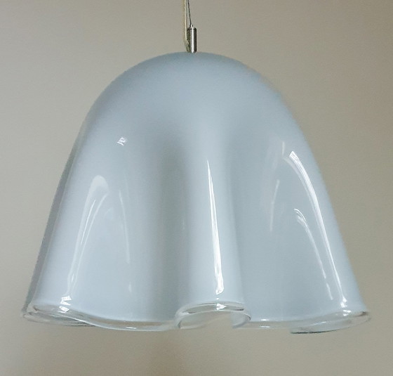 Image 1 of Grote Vintage Murano "Fazzoletto" Hanglampen