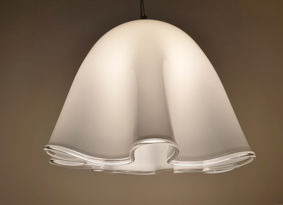 Image 1 of Grote Vintage Murano "Fazzoletto" Hanglampen