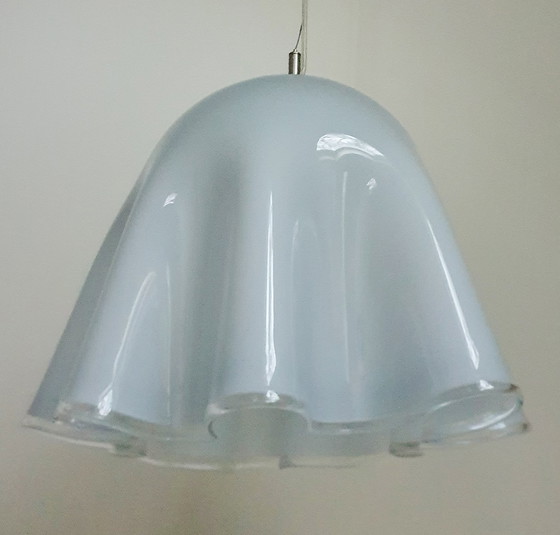 Image 1 of Grote Vintage Murano "Fazzoletto" Hanglampen