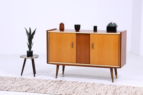 Image 1 of Tijdloze vintage ladekast 60s | Mid Century kast vintage hal opbergruimte