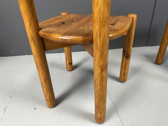 Image 1 of Rainer Daumiller grenenhouten eetkamerstoelen voor Hirtshals Savvaerk - set van 4 - jaren 1980