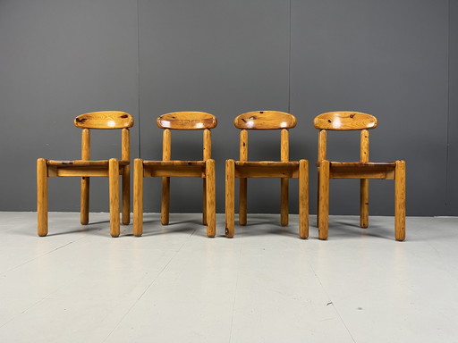 Rainer Daumiller grenenhouten eetkamerstoelen voor Hirtshals Savvaerk - set van 4 - jaren 1980