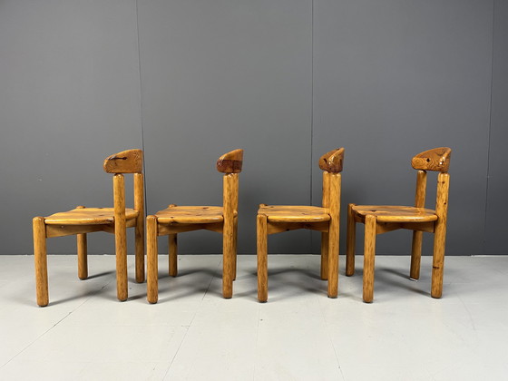 Image 1 of Rainer Daumiller grenenhouten eetkamerstoelen voor Hirtshals Savvaerk - set van 4 - jaren 1980