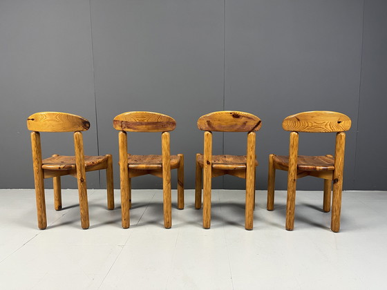 Image 1 of Rainer Daumiller grenenhouten eetkamerstoelen voor Hirtshals Savvaerk - set van 4 - jaren 1980