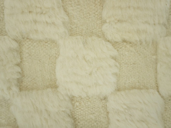 Image 1 of Berber Vloerkleed - 258 Cm X 158 Cm - Witte Wol