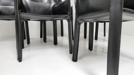 Image 1 of 13x Cassina cabinestoelen van Mario Bellini