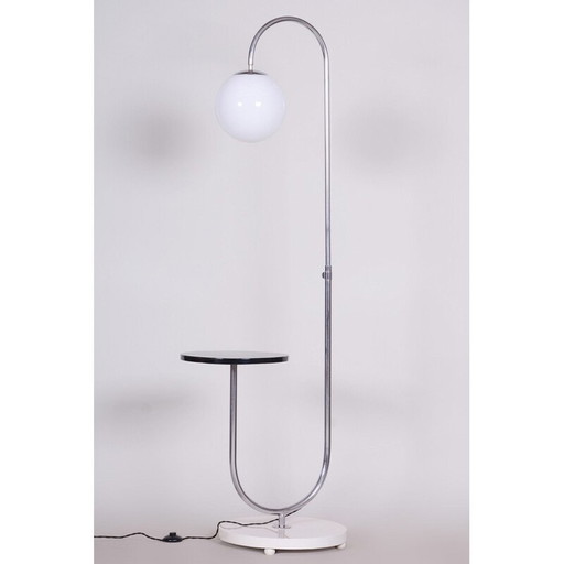 Vintage art deco vloerlamp door Jindrich Halabala voor Up Zavody, Tsjecho-Slowakije 1930