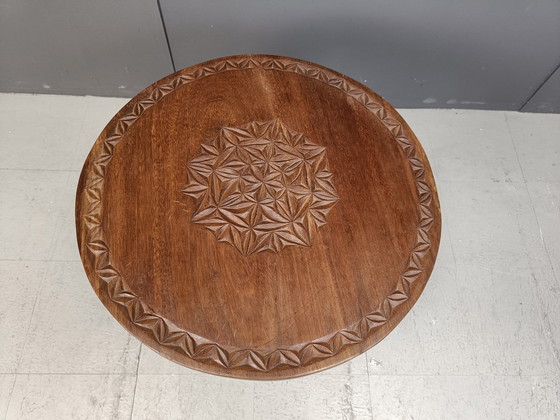 Image 1 of Vintage Afrikaanse bijzettafel, 1960