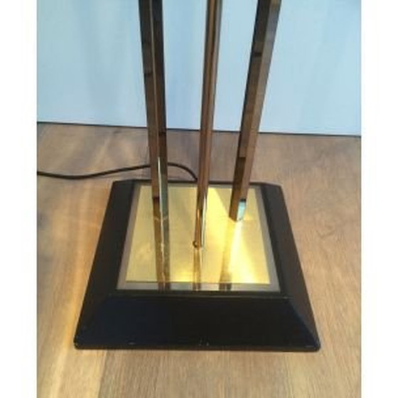 Image 1 of Vintage Franse koperen vloerlamp, 1970