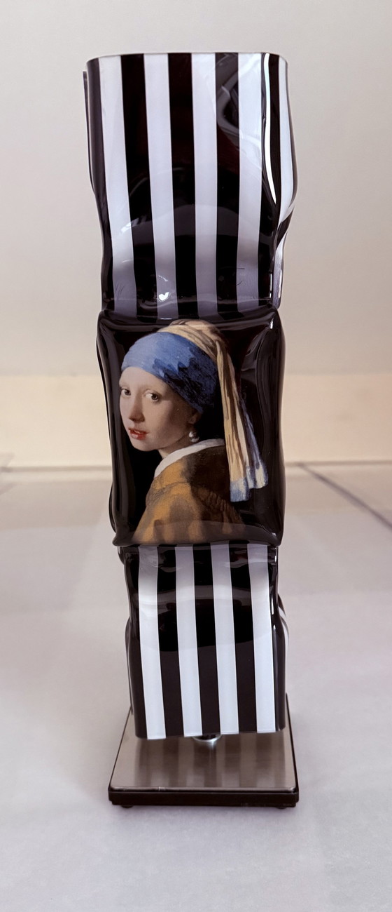 Image 1 of Ad Van Hassel: “Luxury Art Candy Toffee”. Hommage To Vermeer. Handgesigneerd, Met Coa. 