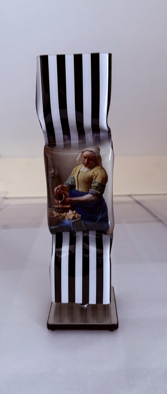 Image 1 of Ad Van Hassel: “Luxury Art Candy Toffee”. Hommage To Vermeer. Handgesigneerd, Met Coa. 