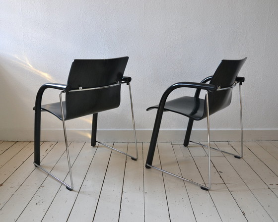 Image 1 of 4X Thonet S320 Stoelen, 1984