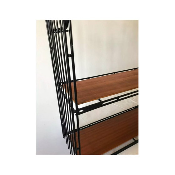 Image 1 of Vintage Multistrux plank in teak en ijzer van Multimueble, Spanje 1960