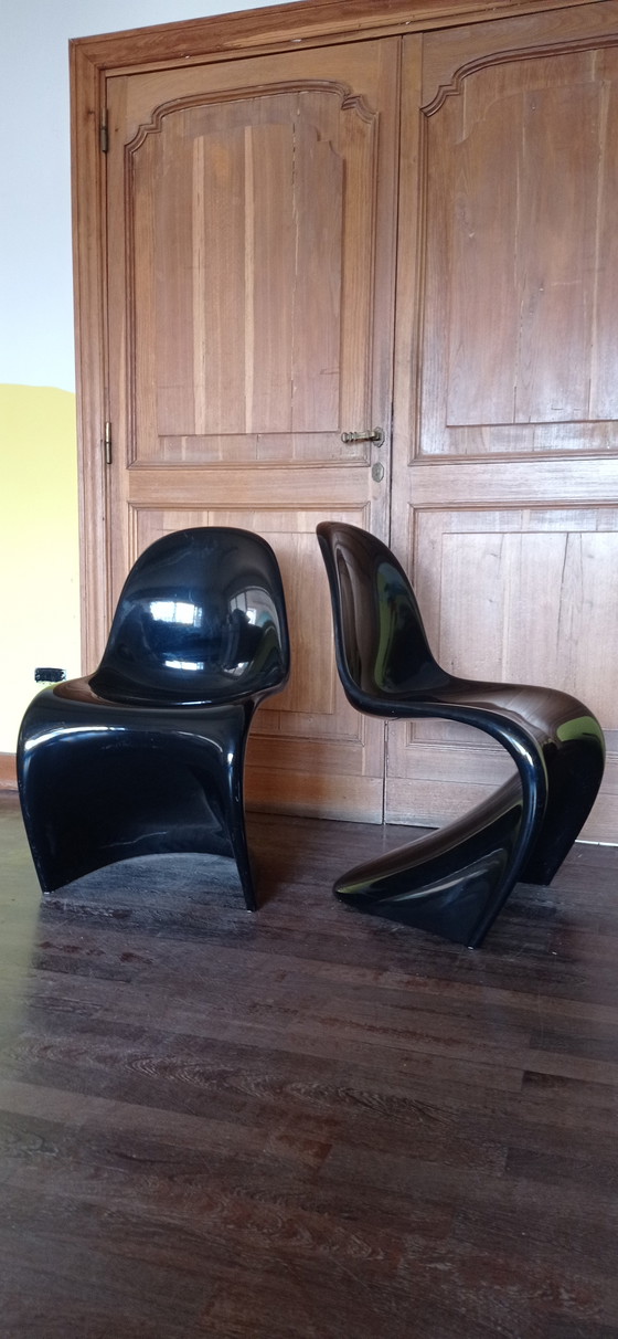 Image 1 of 2x Vitra Verner Panton Klassieke Stoel S