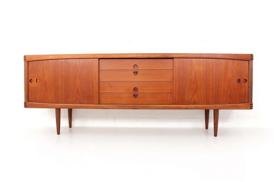 Image 1 of Bramin Deens Mid Century Teakhouten dressoir van H.W. Klein, Denemarken jaren 60